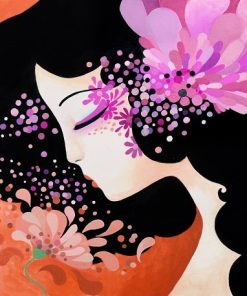 Orchid Paint By Numbers for Girls