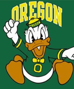 Oregon Ducks Sports Paint By Numbers