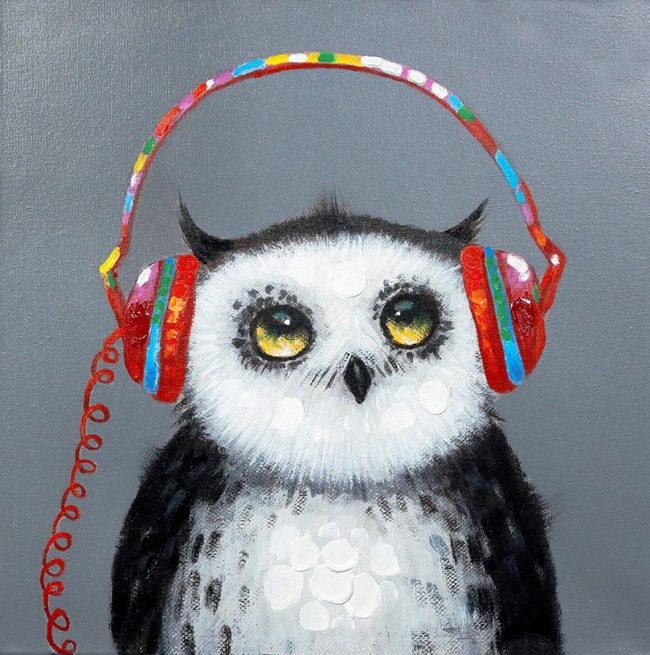 Owl Hearing Birds Paint By Numbers