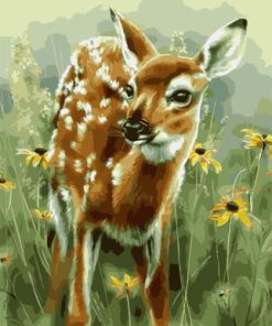 Adorable Fawn Paint By Numbers