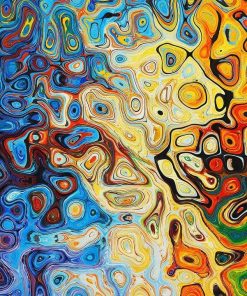 Colorful Mandala Abstract Paint By Numbers