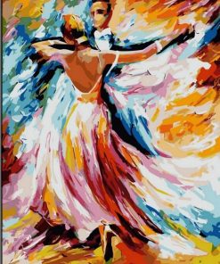 Romantic Newlyweds Dance Paint By Numbers