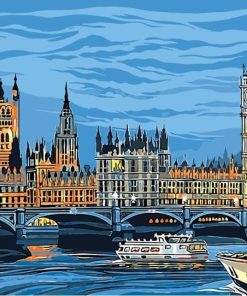 London Urban Landscape Paint By Numbers