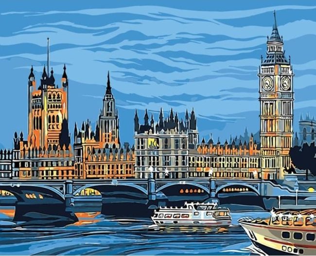 London Urban Landscape Paint By Numbers