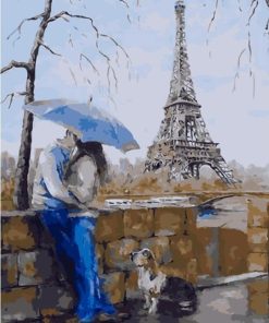 Romantic Paris Cityscape Paint By Numbers