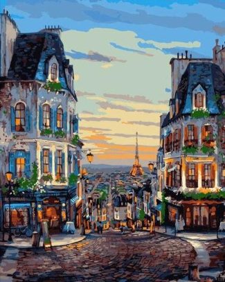 Paris Cityscape Paint By Numbers