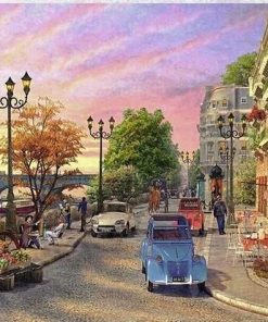 Historic Paris Cityscapes Paint By Numbers