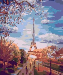 Paris France Paint By Numbers