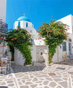 Paros Island Greece Paint By Numbers