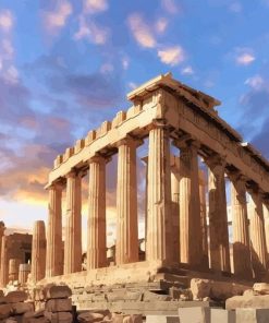 Parthenon Athens History Paint By Numbers