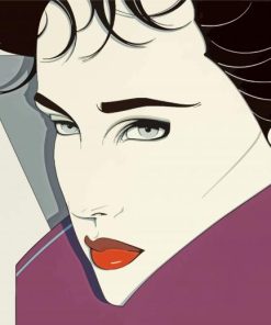 Patrick Nagel Girl Paint By Numbers
