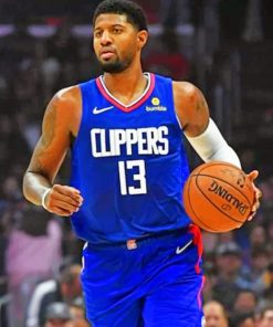 Paul George Basketball Paint By Numbers