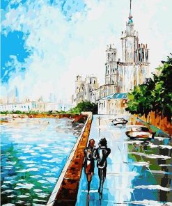 Barcelona Cityscape Paint By Numbers