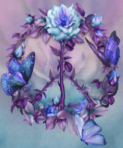 Peaceful Flower Scene Paint By Numbers