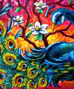 Majestic Peacock Paint By Numbers