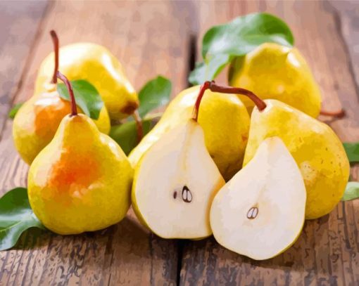 Pears-paint-by-number