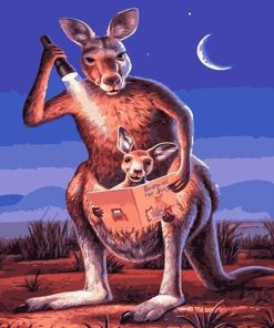 Kangaroo Book Fun Paint By Numbers
