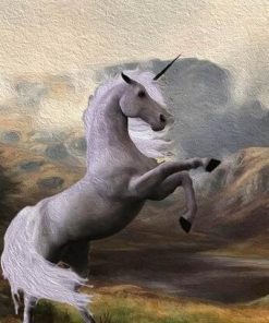 Majestic White Horses Paint By Numbers