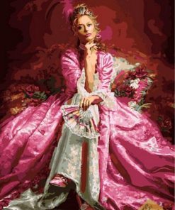 Blonde British Woman Paint By Numbers