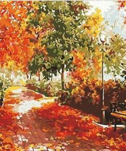 Autumn Park Scenery Paint By Numbers