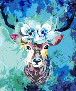 Blue Elk Paint By Numbers