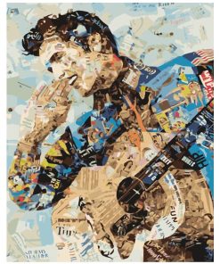 Elvis Presley Abstract Icon Paint By Numbers