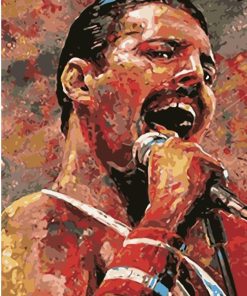 Freddie Mercury Tribute Paint By Numbers