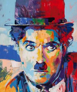 Charlie Chaplin Pop Art Paint By Numbers