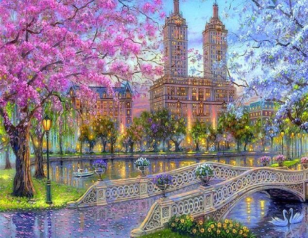 Finalized Central Park Urban Scene art