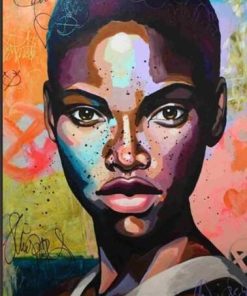 African Woman Pop Art Paint By Numbers