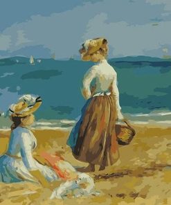 Beach Women People Paint By Numbers