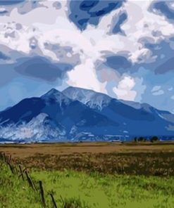 Mountain Road Scenery Paint By Numbers