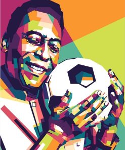 Pop Art Pele Paint By Numbers