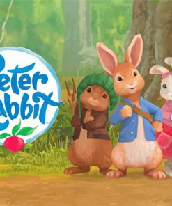 Peter Rabbit Movie Poster Paint By Numbers