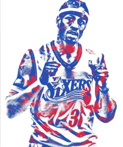 Philadelphia 76ers Basketball Paint By Numbers