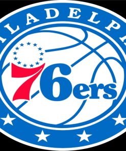 Philadelphia 76ers Basketball Paint By Numbers