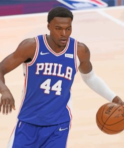 Philadelphia 76ers Basketball Stars Paint By Numbers