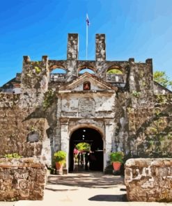 Fort San Pedro Cebu Experience Paint By Numbers