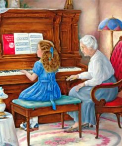 Piano Lessons for Kids Paint By Numbers