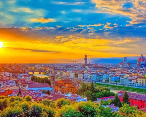 Piazzale-Michelangelo-florence-paint-by-numbers