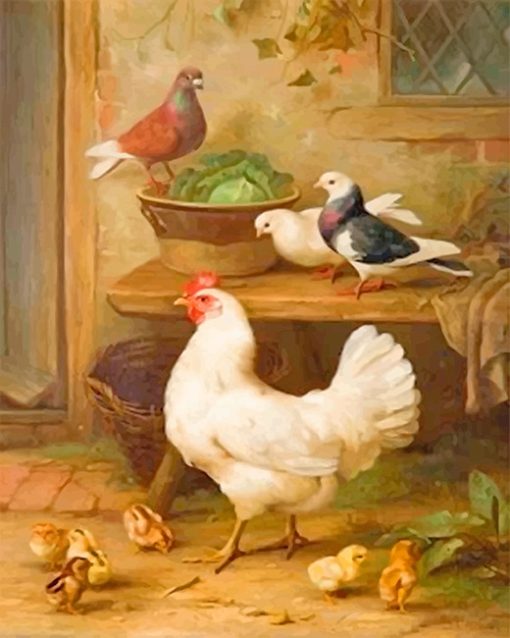 Piegon-and-Chicken-paint-by-numbers