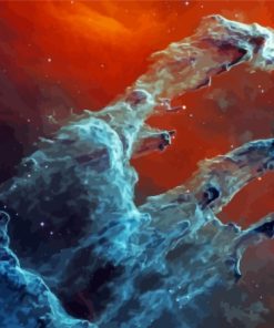 Pillars of Creation NASA Paint By Numbers