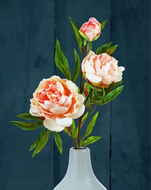 Pink-peach-peonies-vase-paint-by-numbers