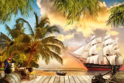 Pirate-Ship-Island-paint-by-numbers