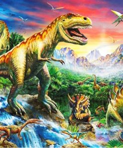 Dinosaurs Wildlife Paint By Numbers
