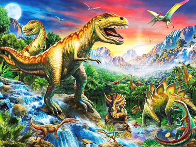 Dinosaurs Wildlife Paint By Numbers