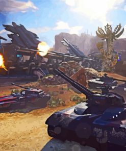 PlanetSide 2 Online Adventure Paint By Numbers