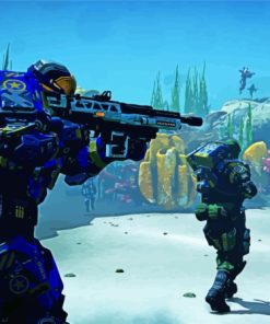 PlanetSide 2 Game Adventure Paint By Numbers