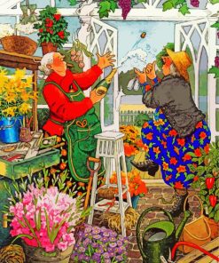 Old Women Paint By Numbers