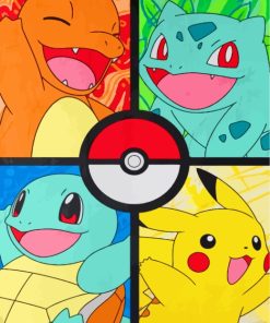 Pokemon Paint By Numbers